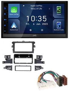 JVC DAB Bluetooth MP3 USB 2DIN Autoradio für Toyota Corolla 2009-2013 silber - Bild 1 von 9