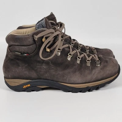 ZAMBERLAN Hiking Trail Lite EVO GTX Leather Boots ITALY Vibram Men's Size 10 - Image 1 of 4