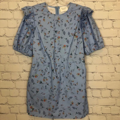Vestido mameluco floral azul Hyacinth House talla S Foto 1 de 4