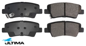ULTIMA REAR SEMI-METALLIC BRAKE PAD SET FOR KIA CERATO YD BD G4FJ 1.6L I4 EPB - Picture 1 of 1