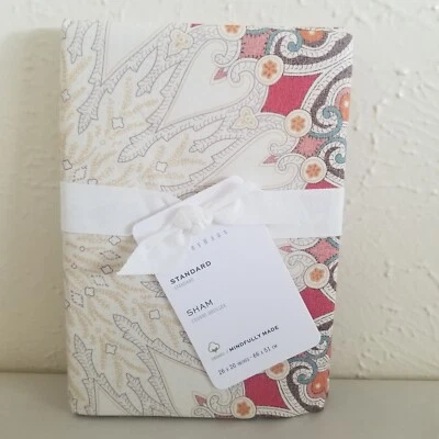 Pottery Barn Valencia percal estándar farsa naranja Foto 1 de 4