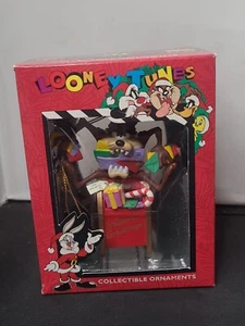Vtg Matrix Looney Tunes Christmas Ornament Taz Tasmanian Devil Mailman - Picture 1 of 3
