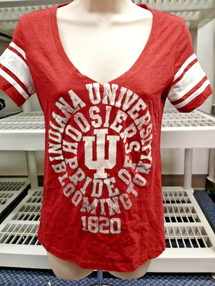 NCAA INDIANA T-SHIRT WOMENS SIZE X-SMALL XS NEW - Image 1 of 1