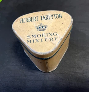 Herbert Tareyton Smoking Mixture Vintage dreieckige Tabakdose - Bild 1 von 6
