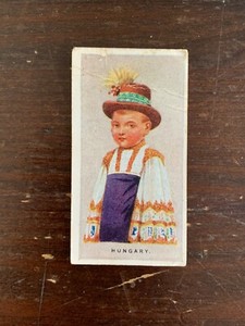 1920's Imperial Tobacco Children of All Nations #19 Hungary - RARE & VINTAGE