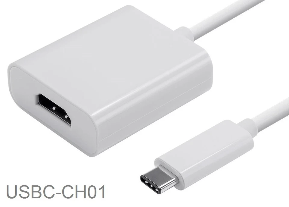 4-inch USB-3.1 Type-C Male to HDMI Female Video Adapter Pigtail, USBC-CH01 - Image 1 of 1