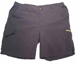 Columbia Cargo Shorts Mens 42W 10L Blue Omni-Shade Nylon Fishing Hiking Outdoors - Picture 1 of 10