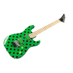 Charvel Custom Shop San Dimas - Masterbuilt - Slime Green w/ Black Polka Dots - Picture 1 of 12
