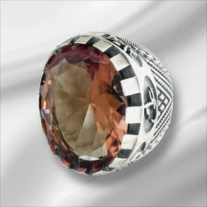 Schiiten Ahlulbayt 925 Silber Ring Alexandrit Stein Hasan, Hussein allah Fatemeh - Bild 1 von 9