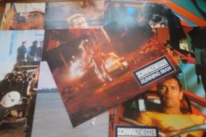 10 alte Aushangfotos Kino Film RUNNING MAN Arnold Schwarzenegger - Bild 1 von 1