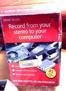 Xitel Inport Deluxe Stereo To PC Audio Recording Kit Converter Cassette USA - Picture 1 of 11