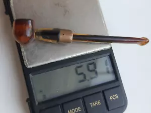 Vintage Kunst Pfeife Tabak Rauchen Mini Klein Gefangener Kunst Handarbeit UdSSR 5,9g - Bild 1 von 8