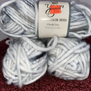 3 Garn Biene Aquarelltöne Bewölkter Tag 3,5 Unzen 63 Yards 6 Super Sperrig - Bild 1 von 3