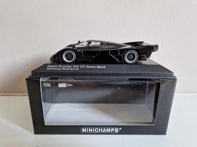 Minichamps 1/43 Dauer Porsche 962 GT Street - Black - World Special Edition - Image 1 of 4
