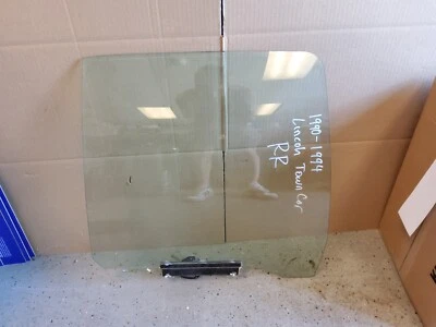 Lincoln Town Car 1990-1994 pasajero ventana trasera derecha vidrio OEM Foto 1 de 2