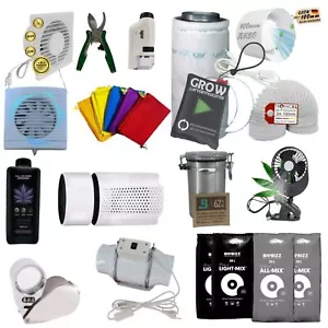 Zubehör für Growbox Anbau Ernte Growzelte Set Komplettset Dünger Erde Lüfter - Bild 1 von 61