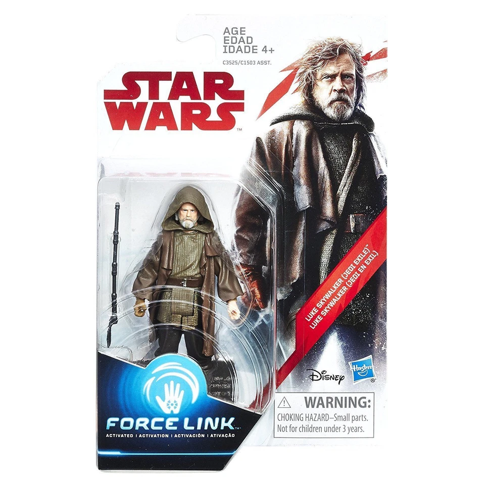 Star Wars Luke Skywalker Jedi Exile Force Link Figure The Last 375 Best Toy
