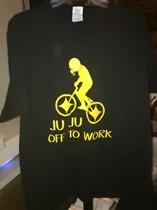 Ju Ju Smith-Schuster OFF TO WORK Black T-Shirt Pittsburgh Steelers Men's Size XL - Picture 1 of 9