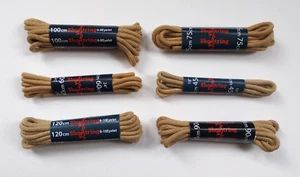 BEIGE ROUND SHOE LACES 2-3mm (RANGE OF LENGTHS) - Picture 1 of 7