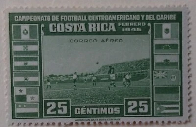 Costa Rica Airmail Stamp, 1946, sc#C121, Mint, NH, OG, VF/XF - Image 1 of 2