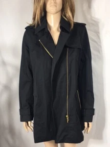 Women's NWT Michael Kors Black Casual Pockets Ziper Jacket Size M - Picture 1 of 7