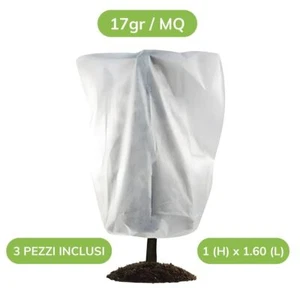 3 Cappucci Protezione Piante - 1x1,60mt - Copri Piante Inverno - Antigelo TNT 17 - Foto 1 di 1