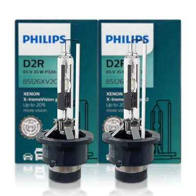 Philips X-TremeVision Gen2 D2R HID Xenon Headlight Bulbs 85126XV2C1 4800K 2-Pack - Image 1 of 4