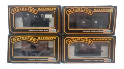 4x Mainline OO N.E. Brake Van - Coke Wagon & Ventilated Vans Models Boxed - Image 1 of 4