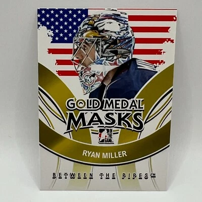 Máscaras medalla de oro ITG Between the Pipes 2009-10 Ryan Miller #6 Foto 1 de 2