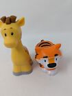 Fisher-Price Little People Musical Zoo Train Playset Replacement Tiger &Giraffe 