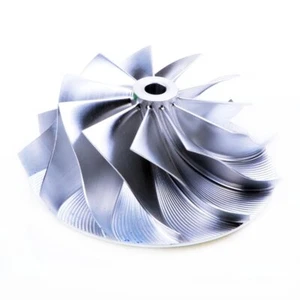 Rueda compresora Billet TRITDT (59/76) 11+0 para Garrett 60-1 Mitsubishi TD05 06 - Imagen 1 de 3