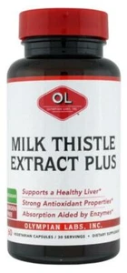 Olympian Labs - Milk Thistle Extract Plus 60 Vegetarian Capsules - Picture 1 of 1