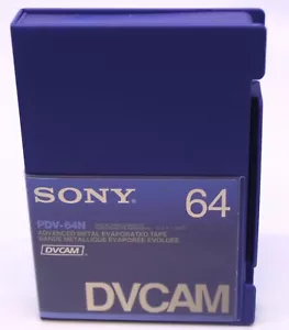 Sony DVCAM PDV-64N videocassetta digitale nastro evaporato metallo avanzato - Foto 1 di 2