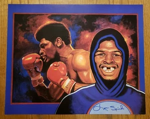 Leon Spinks signed Autogramm Auto 16x20 Lithographie Heavy Weight Boxing Champion - Bild 1 von 2
