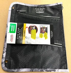 Mead Five Star 3 Compartment Zipper Pencil Pouch Case For 3 Ring Binder Fast !!! - Picture 1 of 3