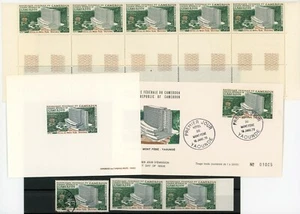 Stamps 1970 Cameroon Mont Fébé Yaoundé Proof FDC & Imperforated Pair #12721 - Picture 1 of 3