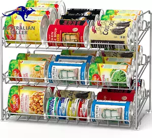 Simplehouseware Stackable 3 Tier Can Dispenser Organiser for Kitchen and Pantry - Picture 1 of 12
