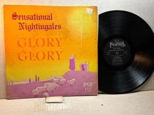 SENSATIONAL NIGHTINGALES Peacock PLP 112 GLORY GLORY SHRINKWRAP VG+/VG++ LISTEN - Foto 1 di 1