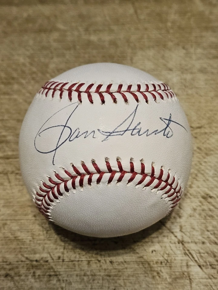 RON SANTO - AUTOGRAPHED / SIGNED OML BASEBALL - CHICAGO CUBS - JSA  - Image 1 of 2