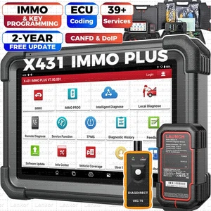 2025 LAUNCH X431 IMMO PLUS PAD VII Key Programming Car Diagnostic Tool ECU Clone - Bild 1 von 23