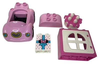 Rosa Lego Duplo Minnie Mouse Estilo Coche y Accesorios Set Vehículo Bloque de Regalo Foto 1 de 4