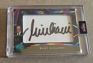 Lámina arco iris Decision 2024 corte premium firma Rudy Giuliani #'d 2/5 - Imagen 1 de 5