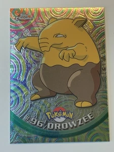 2000 Topps Chrome Pokemon Serie 2 #96 Drowzee (B) KOSTENLOSER KOMBINIERTER VERSAND - Bild 1 von 2
