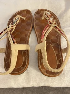 PATRIZIA by Spring Step Gadelina Multi Color  T-Strap Sandal Women size 9/39 - Picture 1 of 9