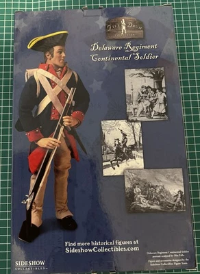 Sideshow Collectible 12" Continental Army Delaware Regiment Fife & Drum 2004 Nuevo en caja Foto 1 de 3