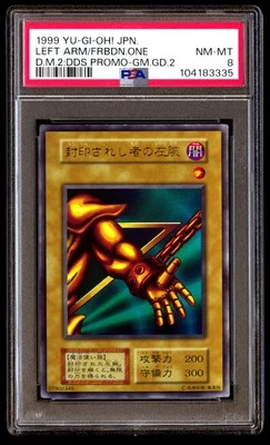 PSA 8 Left Arm Forbidden One Yu Gi Oh! Duel Monsters Dark Stories Promo Japanese - Image 1 of 3