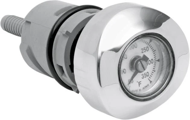 Plugue de enchimento de óleo DS com medidor de temperatura cromado Harley Davidson Sportster #141938 - Imagem 1 de 1