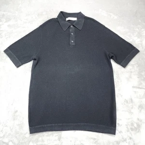 Camisa Polo St Croix Tejida Para Hombre Grande Negra Algodón Microfibra Tejida Informal - Imagen 1 de 11