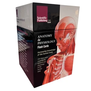 Anatomy & Physiology Flash Cards - 335 Flash Cards Scientific Publishing Pre-Med - Imagen 1 de 7