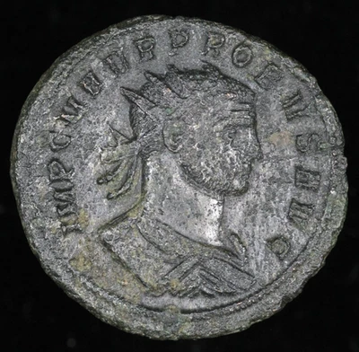 Roman Coin. Probus. BI Antoninianus. Fides Militvm facing Sol. Serdica 276 AD - Image 1 of 4